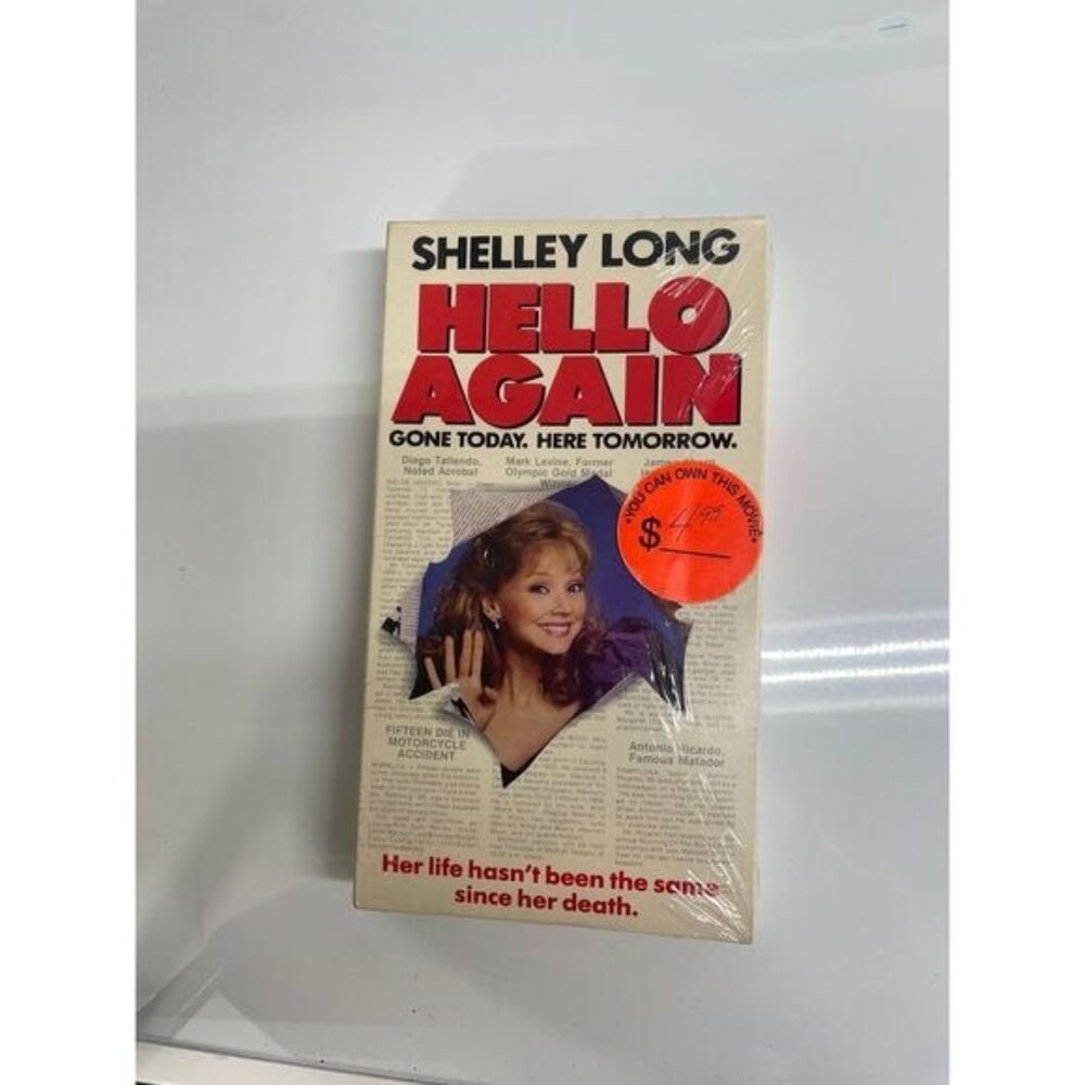 Shelley‎ Long "Hello Again" Vintage VHS Tape 1987 Comedy Movie